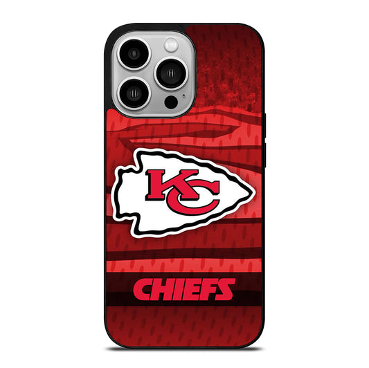 KANSAS CITY CHIEFS NFL LOGO FOOTBALL iPhone 14 Pro Case Cover