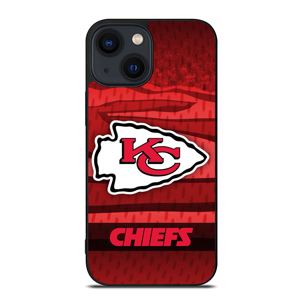 KANSAS CITY CHIEFS NFL LOGO FOOTBALL iPhone 14 Plus Case Cover