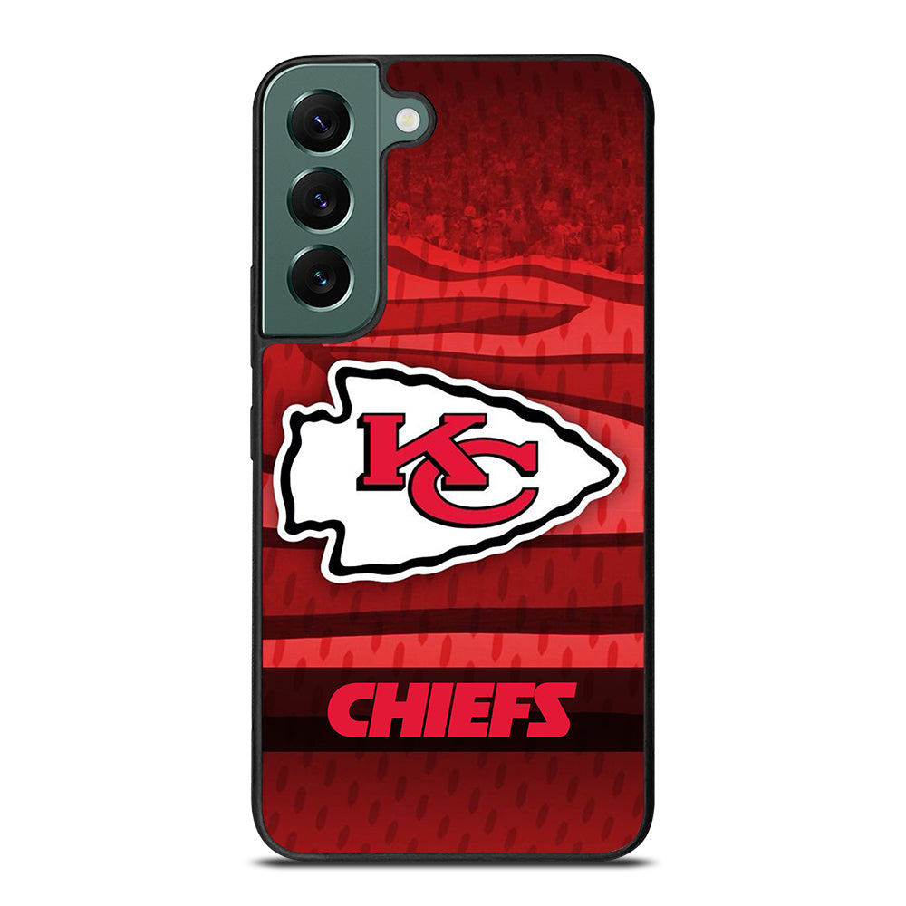 KANSAS CITY CHIEFS NFL LOGO FOOTBALL Samsung Galaxy S22 Case Cover