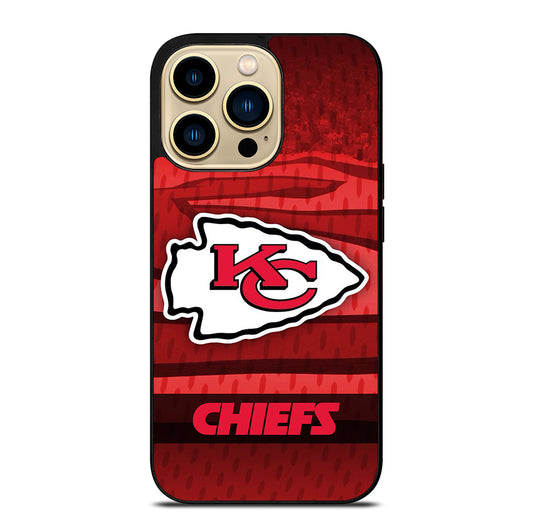 KANSAS CITY CHIEFS NFL LOGO FOOTBALL iPhone 14 Pro Max Case Cover