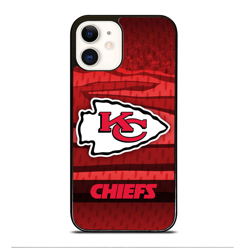 KANSAS CITY CHIEFS NFL LOGO FOOTBALL iPhone 12 Case Cover