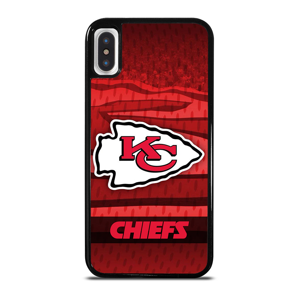 KANSAS CITY CHIEFS NFL LOGO FOOTBALL iPhone X / XS Case Cover