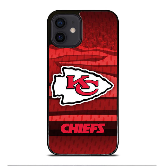 KANSAS CITY CHIEFS NFL LOGO FOOTBALL iPhone 12 Mini Case Cover