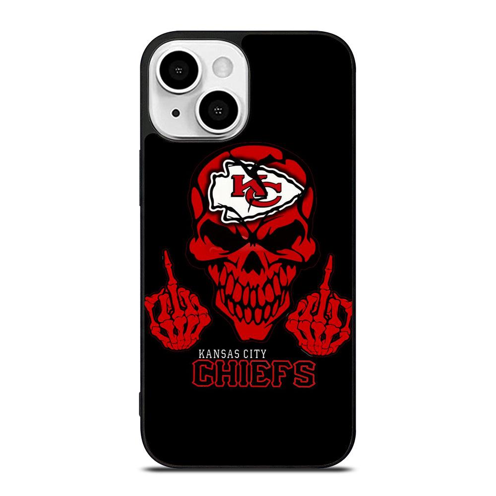 KANSAS CITY CHIEFS SKULL LOGO iPhone 13 Mini Case Cover
