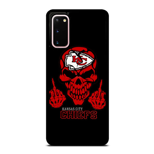KANSAS CITY CHIEFS SKULL LOGO Samsung Galaxy S20 Case Cover