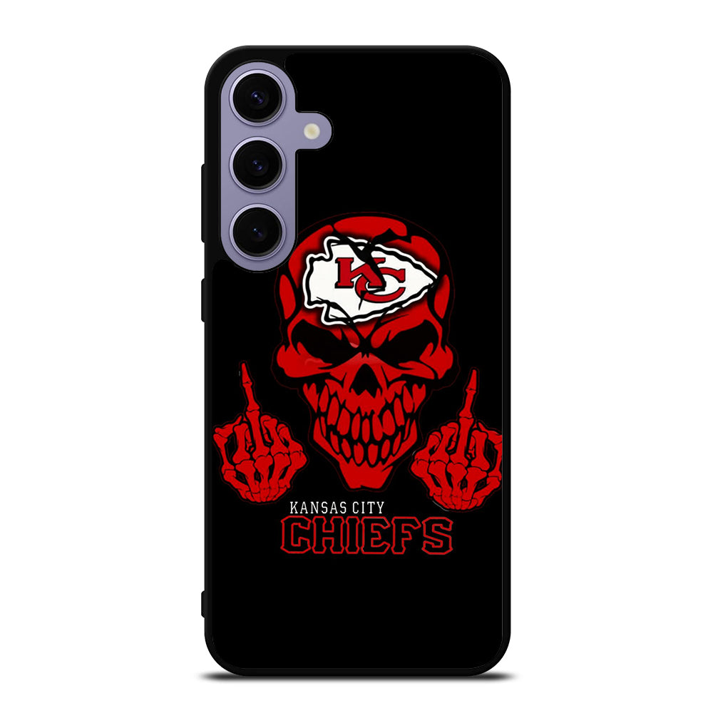 KANSAS CITY CHIEFS SKULL LOGO Samsung Galaxy S24 Plus Case Cover