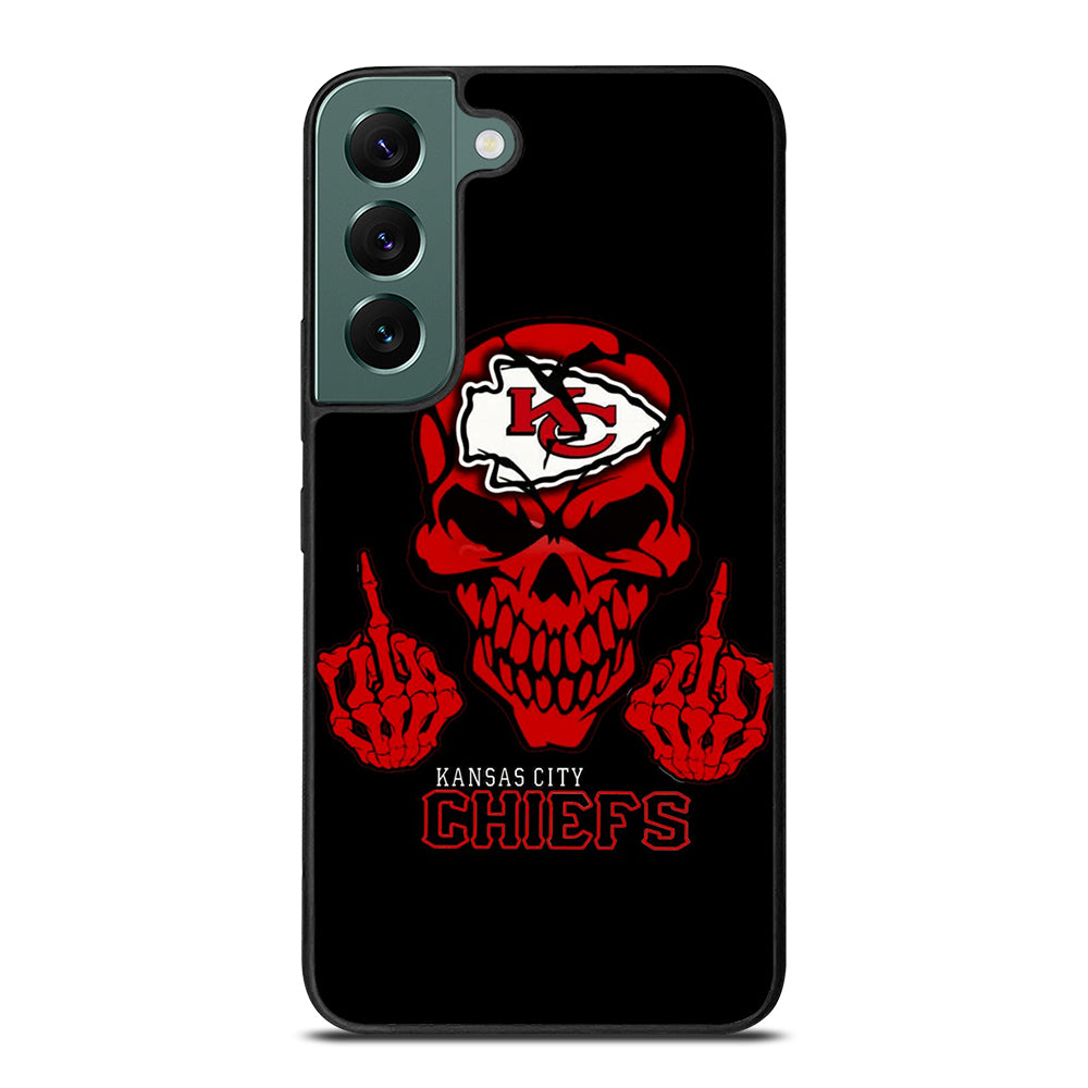 KANSAS CITY CHIEFS SKULL LOGO Samsung Galaxy S22 Case Cover