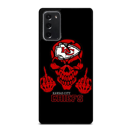 KANSAS CITY CHIEFS SKULL LOGO Samsung Galaxy Note 20 Case Cover