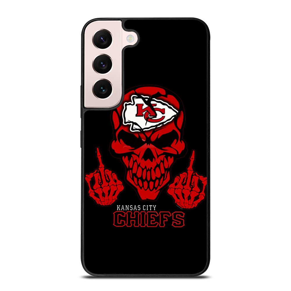 KANSAS CITY CHIEFS SKULL LOGO Samsung Galaxy S22 Plus Case Cover