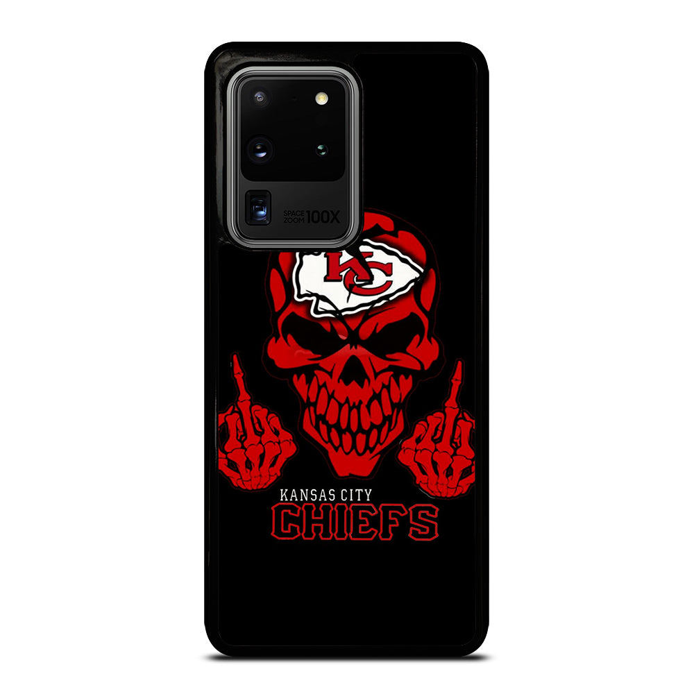 KANSAS CITY CHIEFS SKULL LOGO Samsung Galaxy S20 Ultra Case Cover