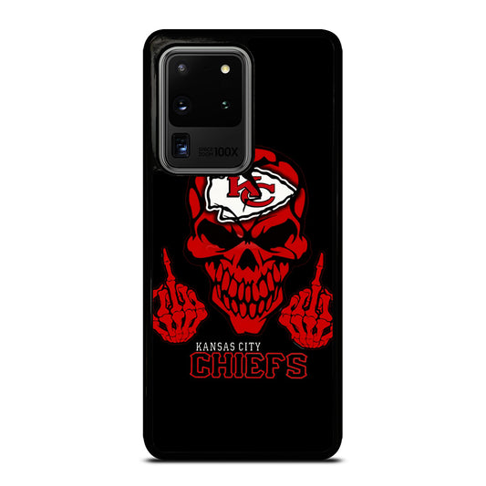 KANSAS CITY CHIEFS SKULL LOGO Samsung Galaxy S20 Ultra Case Cover