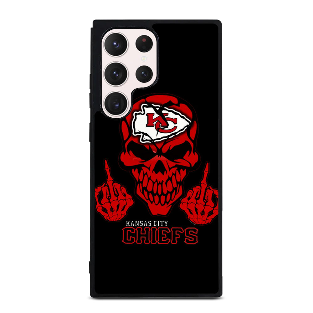 KANSAS CITY CHIEFS SKULL LOGO Samsung Galaxy S23 Ultra Case Cover