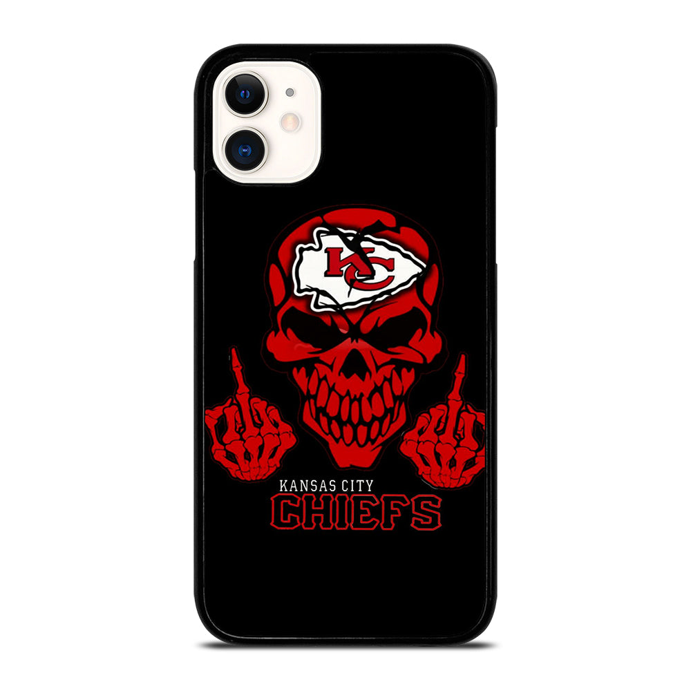 KANSAS CITY CHIEFS SKULL LOGO iPhone 11 Case Cover