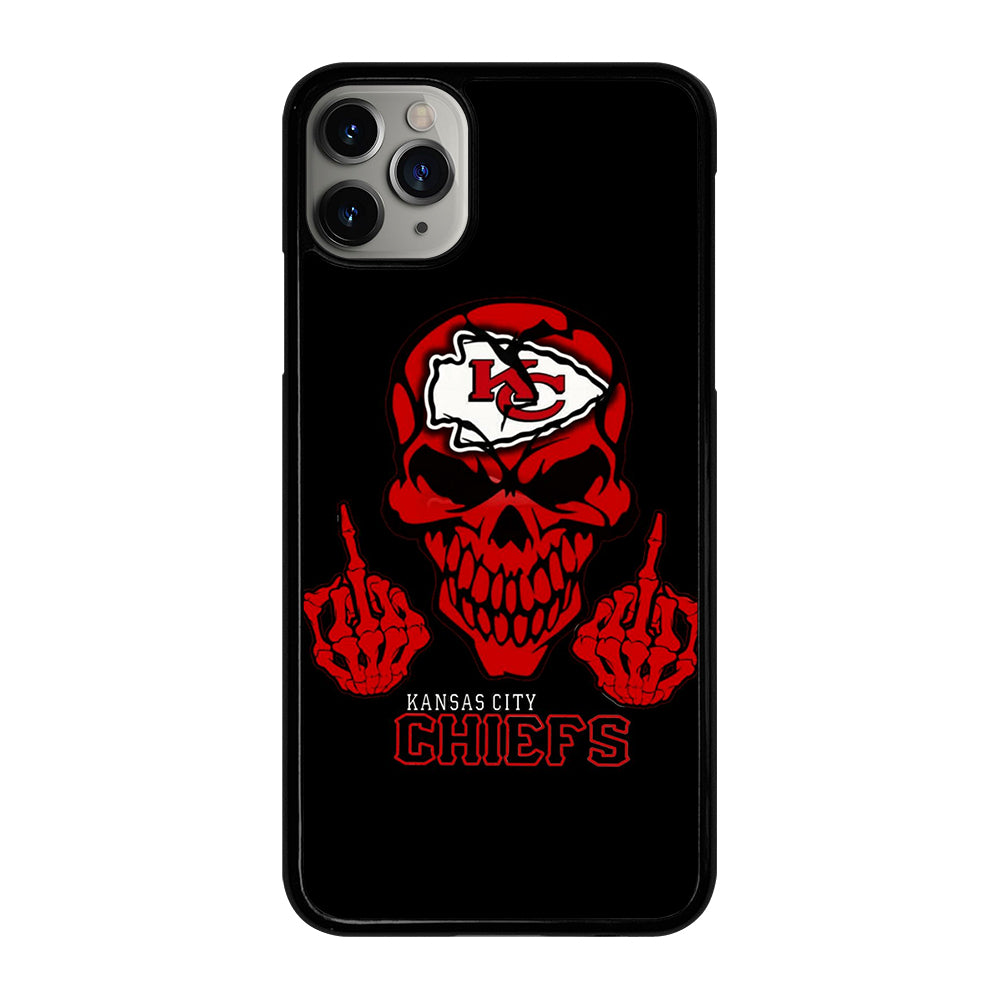KANSAS CITY CHIEFS SKULL LOGO iPhone 11 Pro Max Case Cover