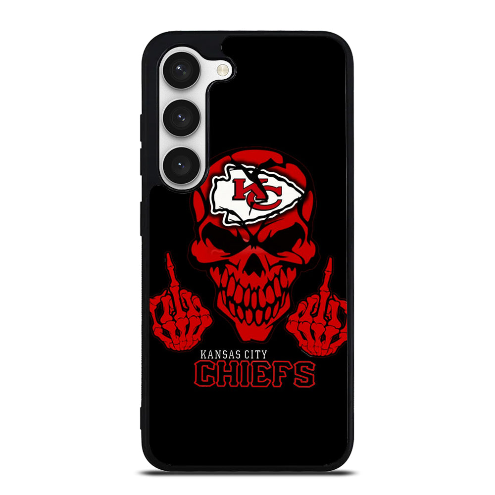KANSAS CITY CHIEFS SKULL LOGO Samsung Galaxy S23 Case Cover