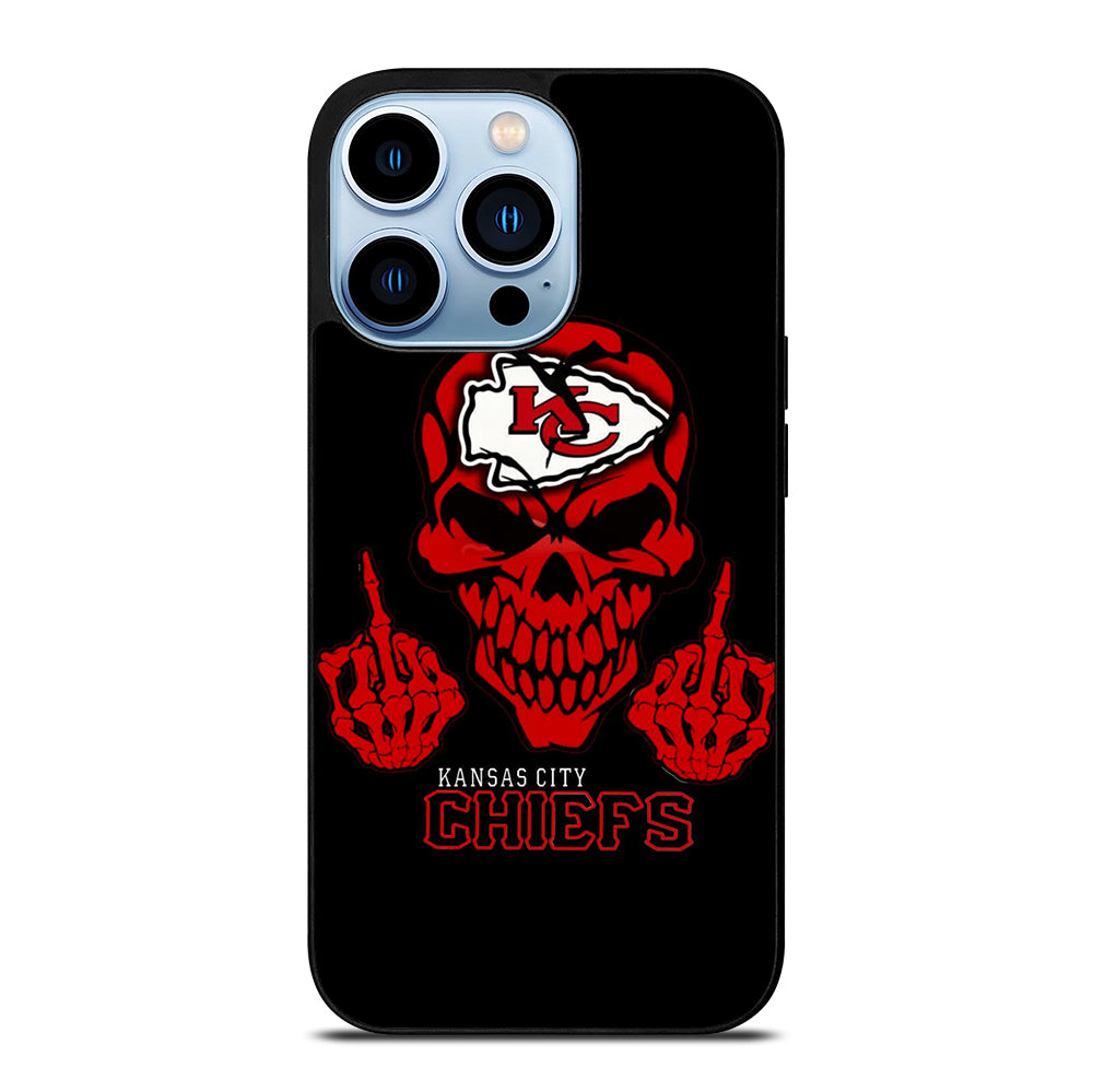 KANSAS CITY CHIEFS SKULL LOGO iPhone 13 Pro Max Case Cover