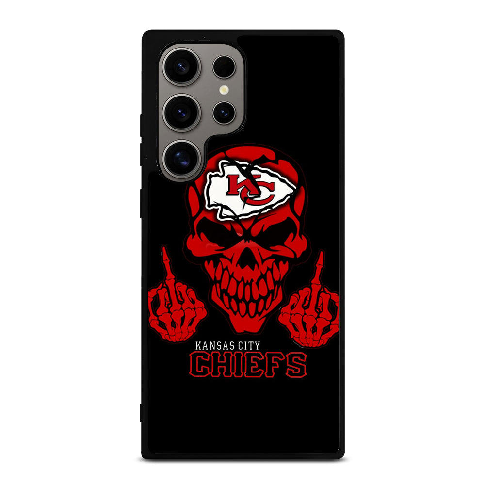 KANSAS CITY CHIEFS SKULL LOGO Samsung Galaxy S24 Ultra Case Cover