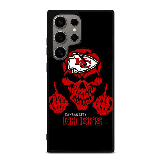 KANSAS CITY CHIEFS SKULL LOGO Samsung Galaxy S24 Ultra Case Cover