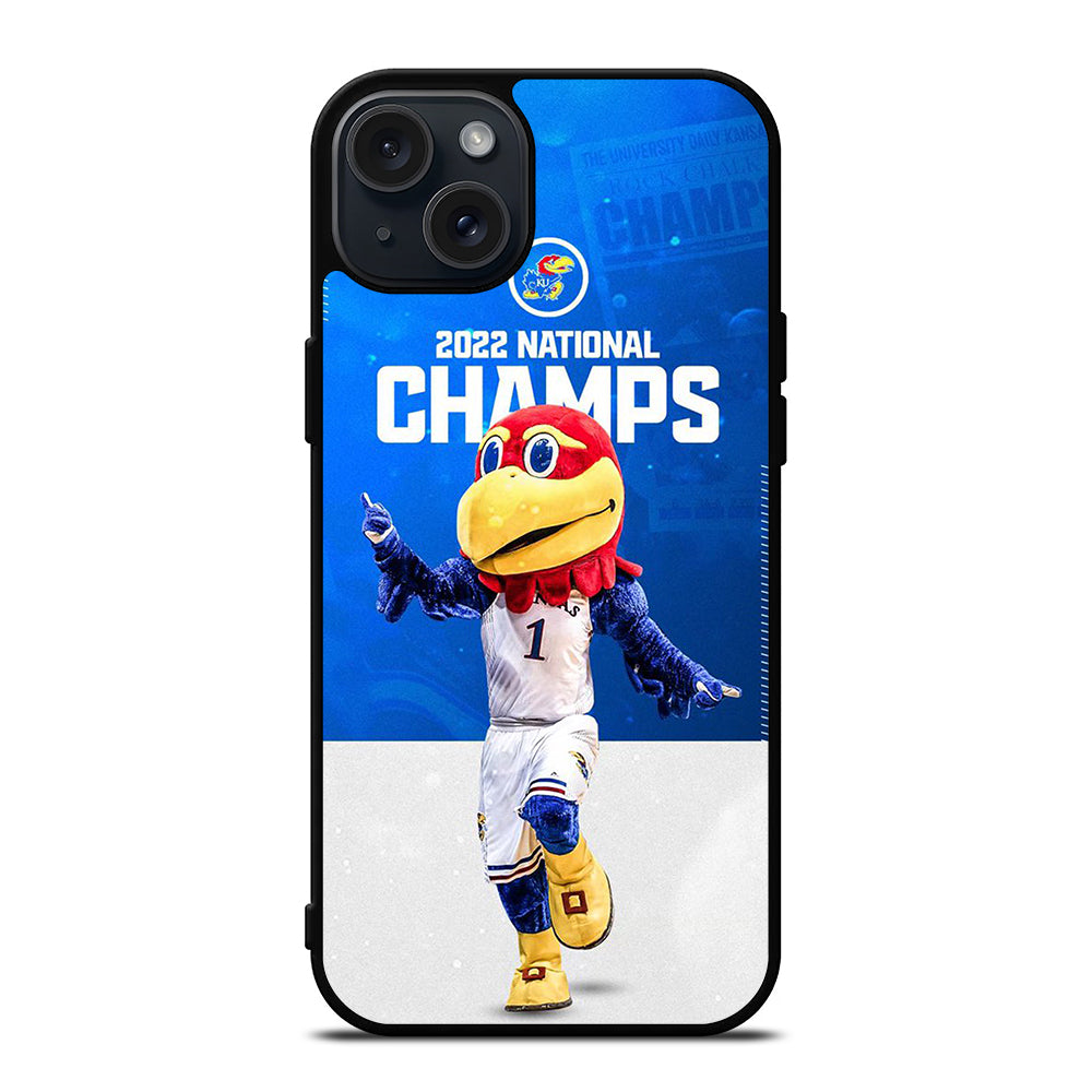 KANSAS JAYHAWKS MASCOT iPhone 15 Plus Case Cover