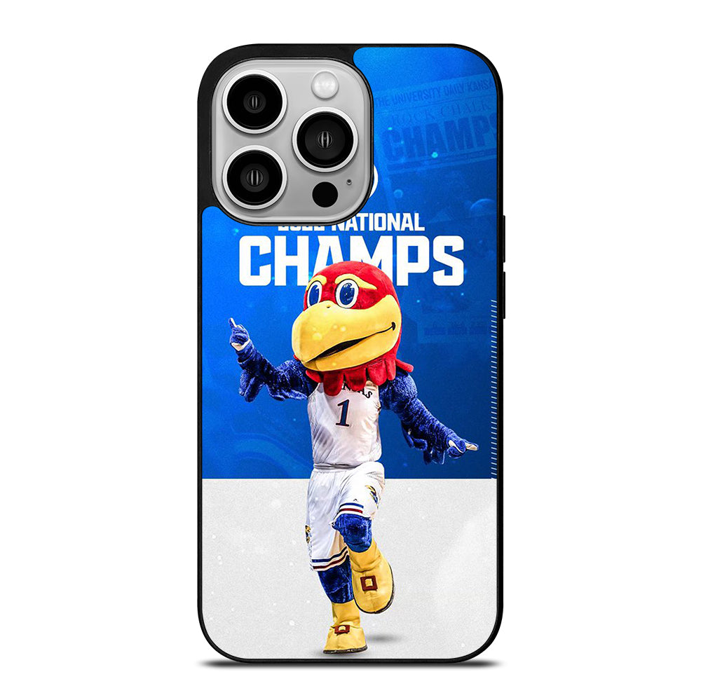 KANSAS JAYHAWKS MASCOT iPhone 14 Pro Case Cover