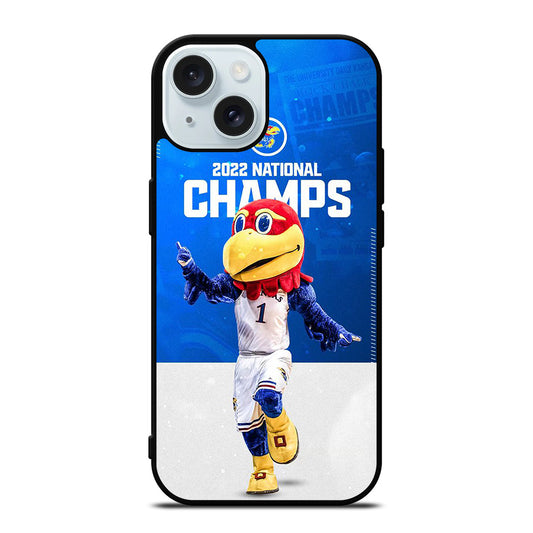 KANSAS JAYHAWKS MASCOT iPhone 15 Case Cover
