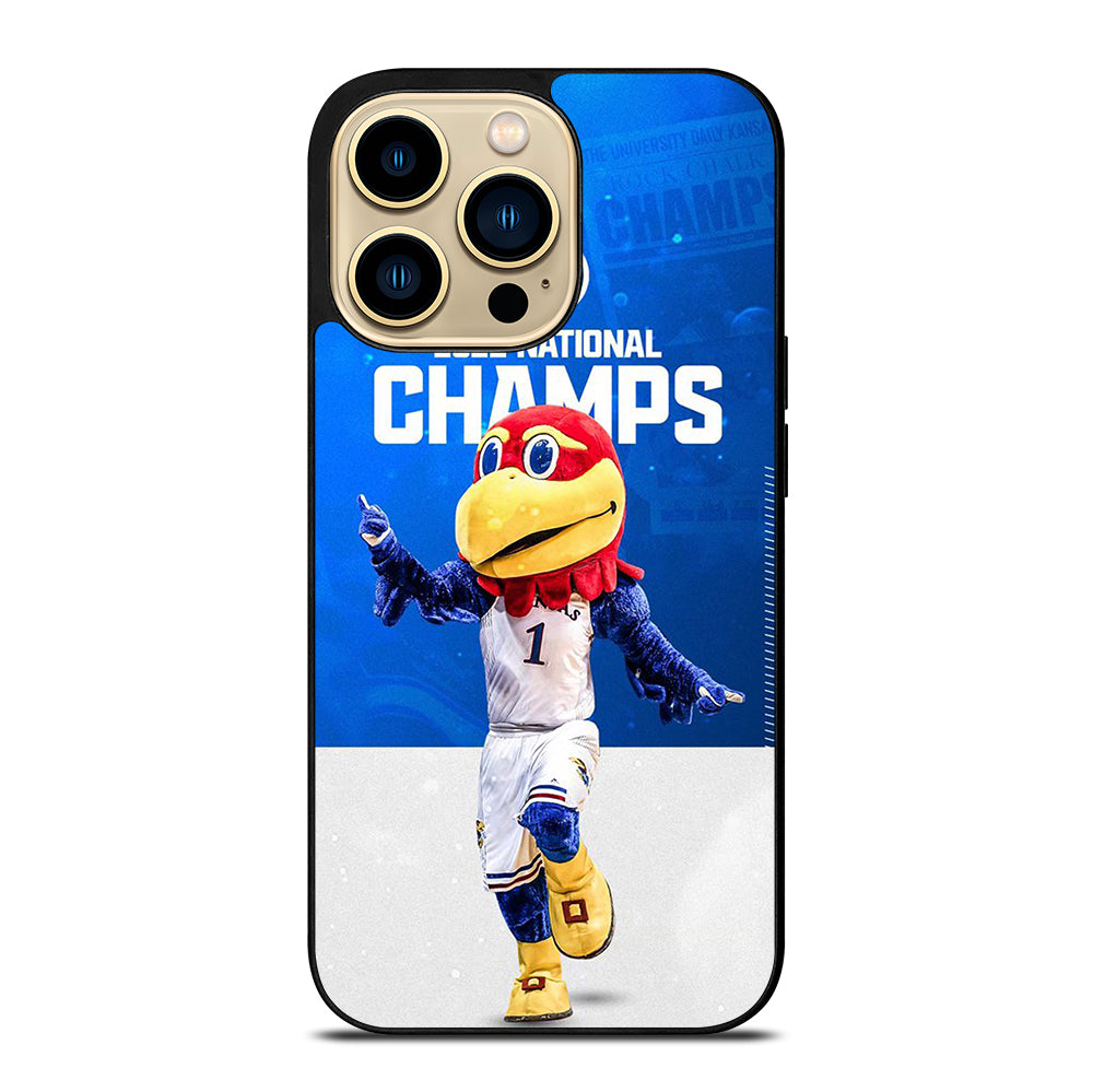 KANSAS JAYHAWKS MASCOT iPhone 14 Pro Max Case Cover
