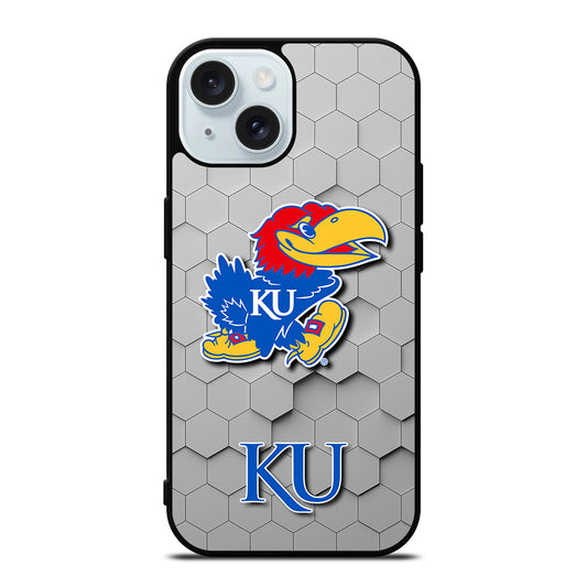 KANSAS JAYHAWKS MLB SYMBOL iPhone 15 Case Cover