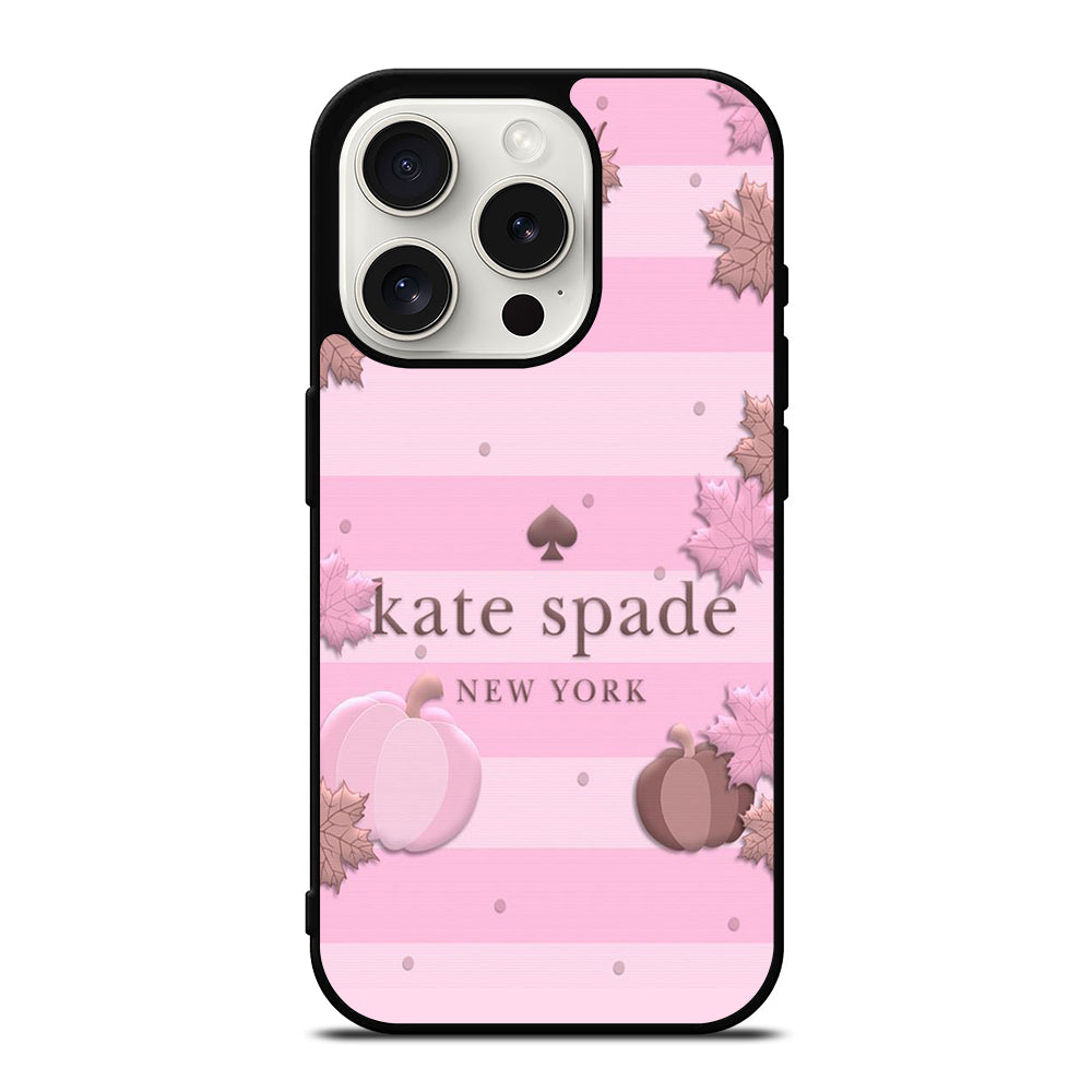 KATE SPADE PINK STRIPE iPhone 15 Pro Case Cover