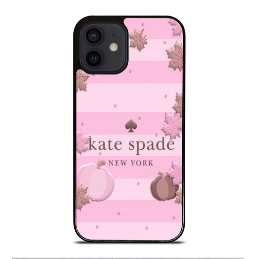KATE SPADE PINK STRIPE iPhone 12 Mini Case Cover