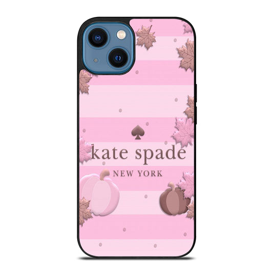 KATE SPADE PINK STRIPE iPhone 14 Case Cover