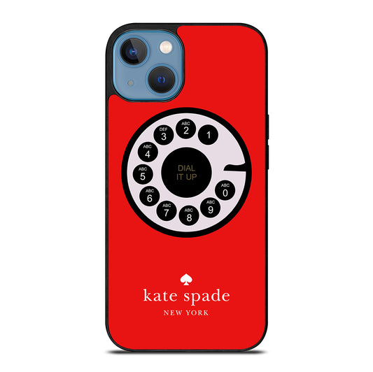 KATE SPADE ROTARY DIAL UP iPhone 13 Case Cover
