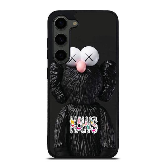 KAWS DESIGN LOGO BLACK Samsung Galaxy S23 Plus Case Cover