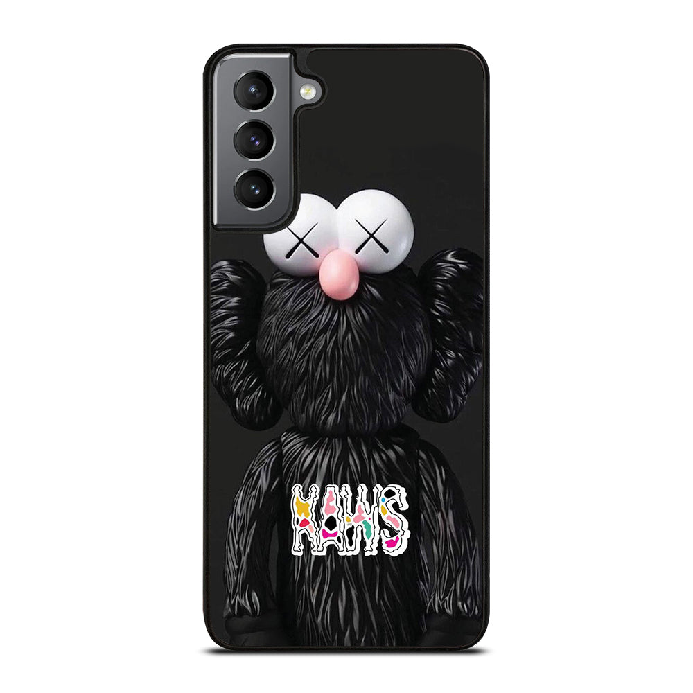 KAWS DESIGN LOGO BLACK Samsung Galaxy S21 Plus Case Cover