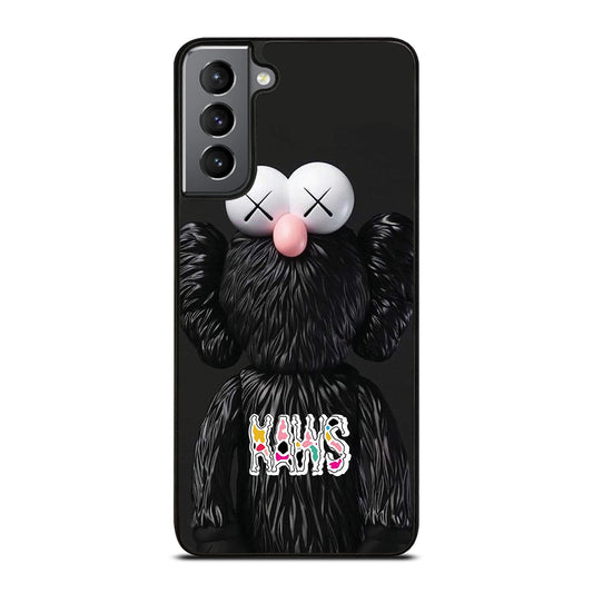 KAWS DESIGN LOGO BLACK Samsung Galaxy S21 Plus Case Cover