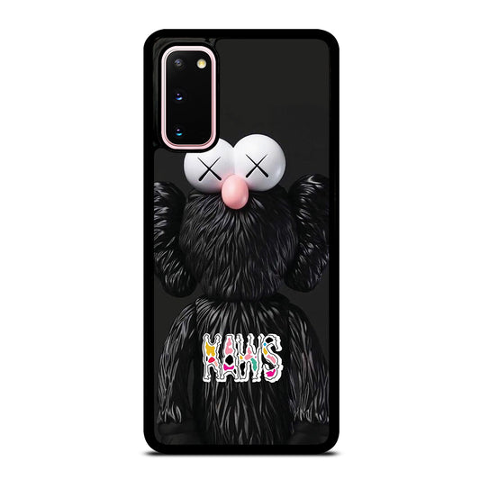 KAWS DESIGN LOGO BLACK Samsung Galaxy S20 Case Cover