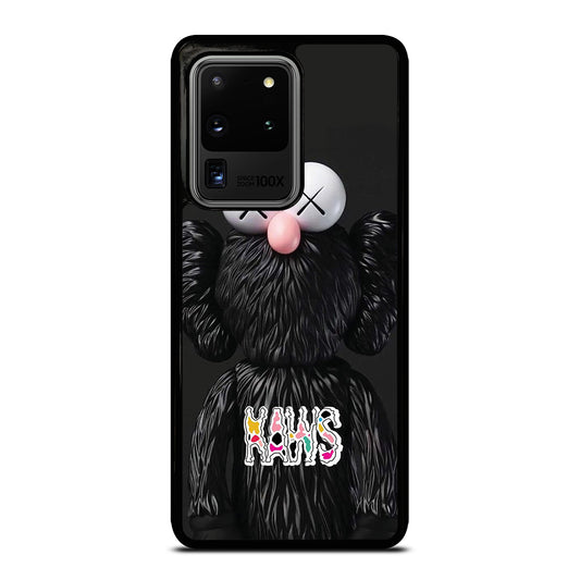 KAWS DESIGN LOGO BLACK Samsung Galaxy S20 Ultra Case Cover
