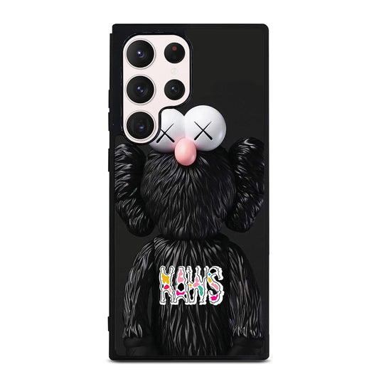 KAWS DESIGN LOGO BLACK Samsung Galaxy S23 Ultra Case Cover