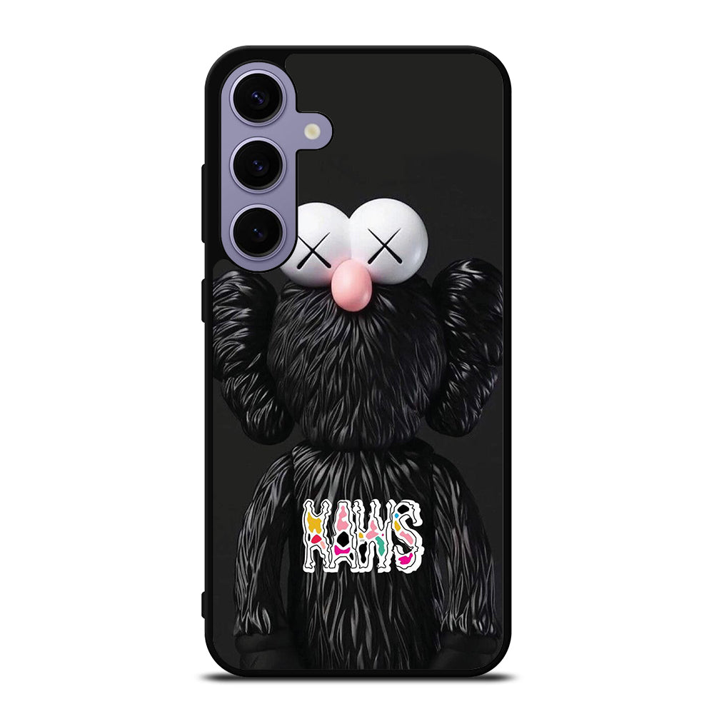KAWS DESIGN LOGO BLACK Samsung Galaxy S24 Plus Case Cover