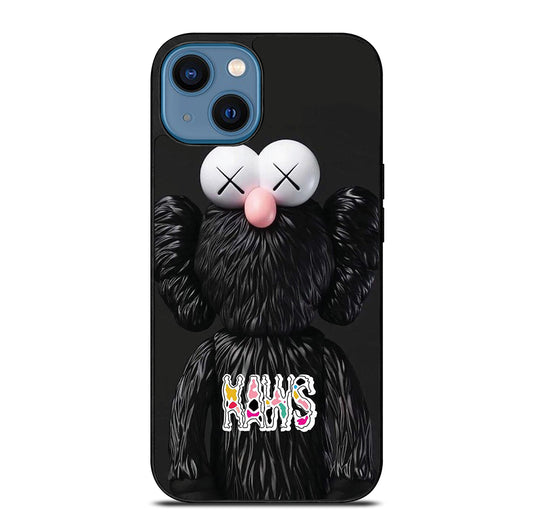 KAWS DESIGN LOGO BLACK iPhone 14 Case Cover