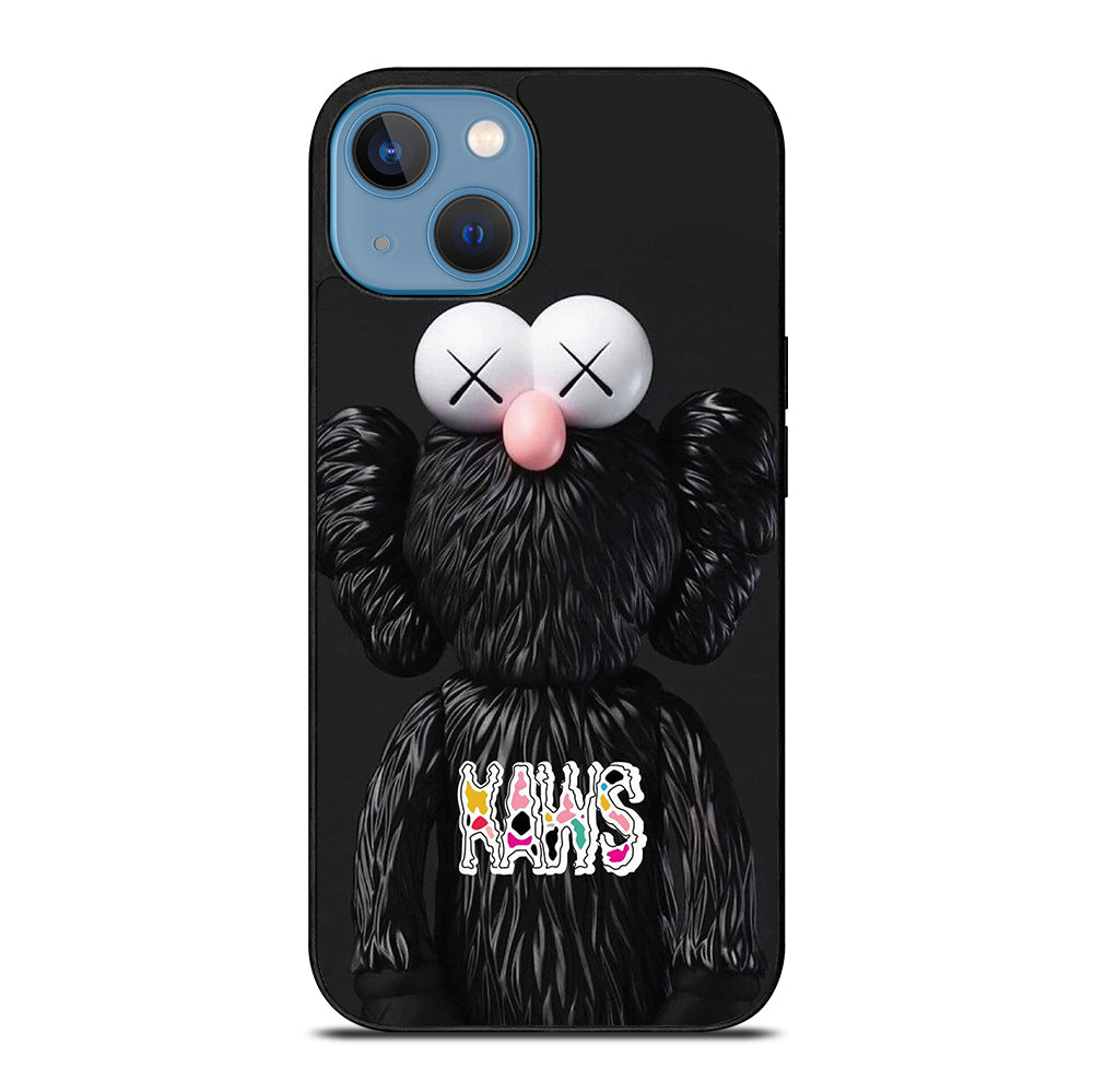 KAWS DESIGN LOGO BLACK iPhone 13 Case Cover