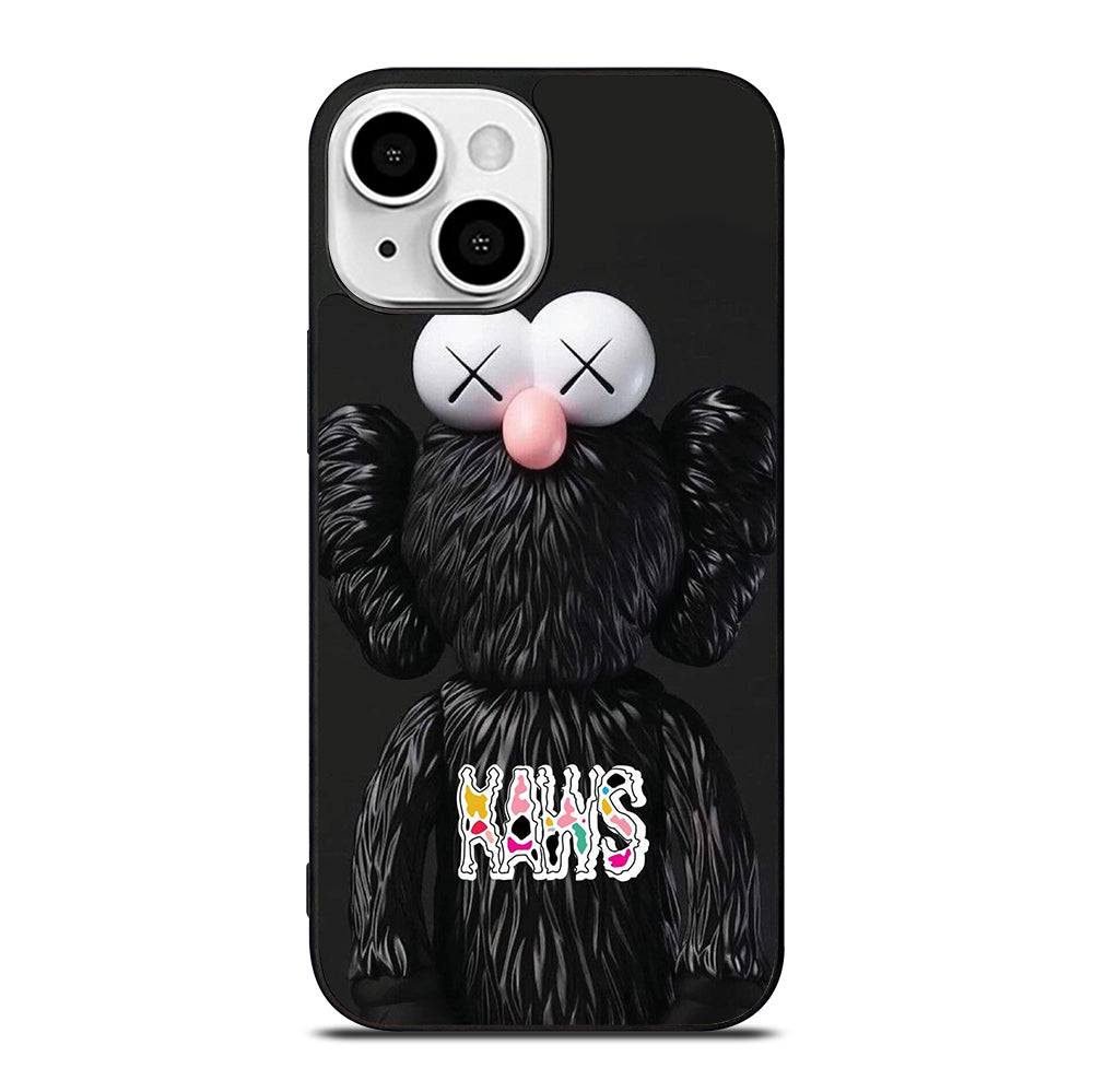 KAWS DESIGN LOGO BLACK iPhone 13 Mini Case Cover