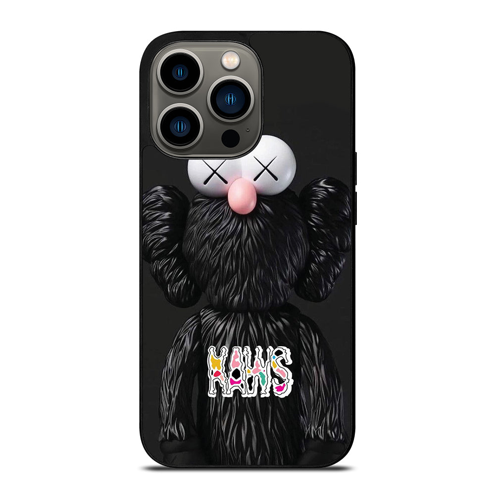 KAWS DESIGN LOGO BLACK iPhone 13 Pro Case Cover