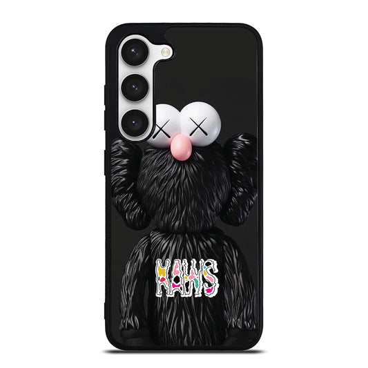 KAWS DESIGN LOGO BLACK Samsung Galaxy S23 Case Cover