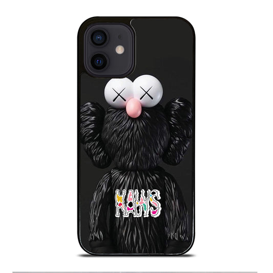 KAWS DESIGN LOGO BLACK iPhone 12 Mini Case Cover