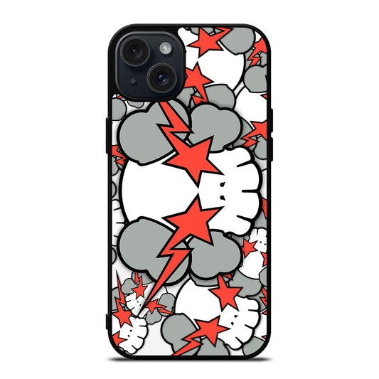 KAWS DESIGN PATTERN iPhone 15 Plus Case Cover