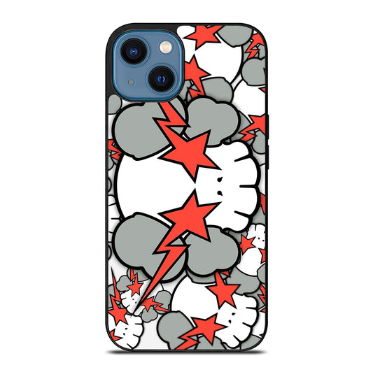 KAWS DESIGN PATTERN iPhone 14 Case Cover