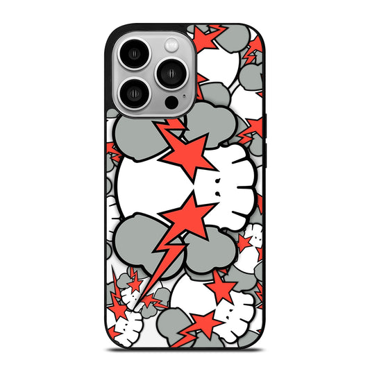 KAWS DESIGN PATTERN iPhone 14 Pro Case Cover