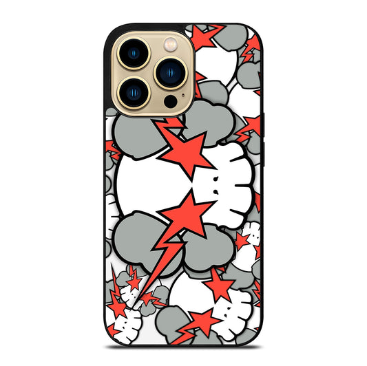 KAWS DESIGN PATTERN iPhone 14 Pro Max Case Cover
