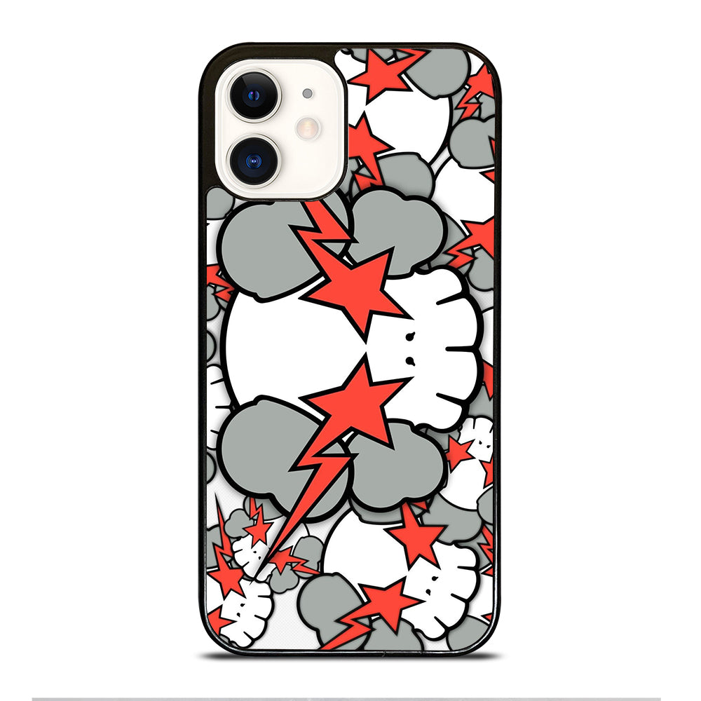 KAWS DESIGN PATTERN iPhone 12 Case Cover