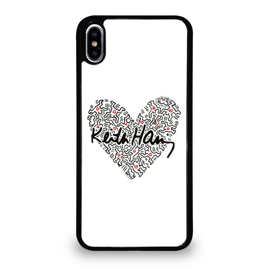 KEITH HARING ART LOVE 2 iPhone XS Max Case Cover